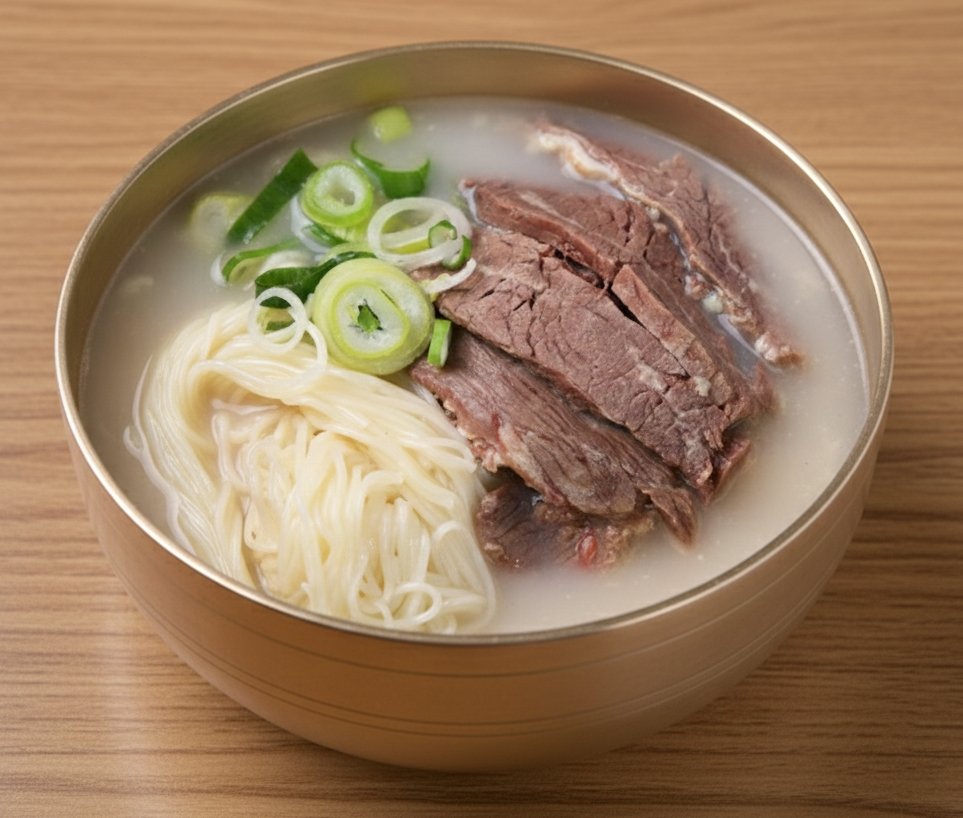 Seolleongtang (Ox Bone Soup)