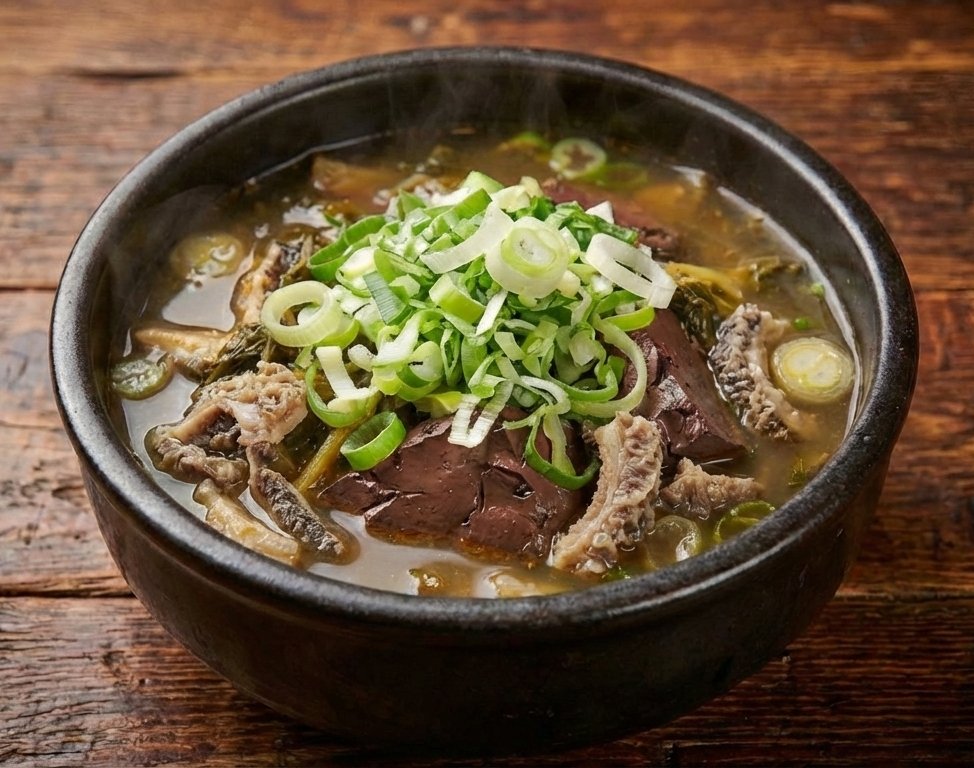 Seonji-haejangguk (Blood Cake Hangover Soup)