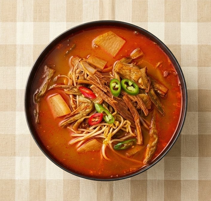 Yukgaejang (Spicy Shredded Beef Soup)